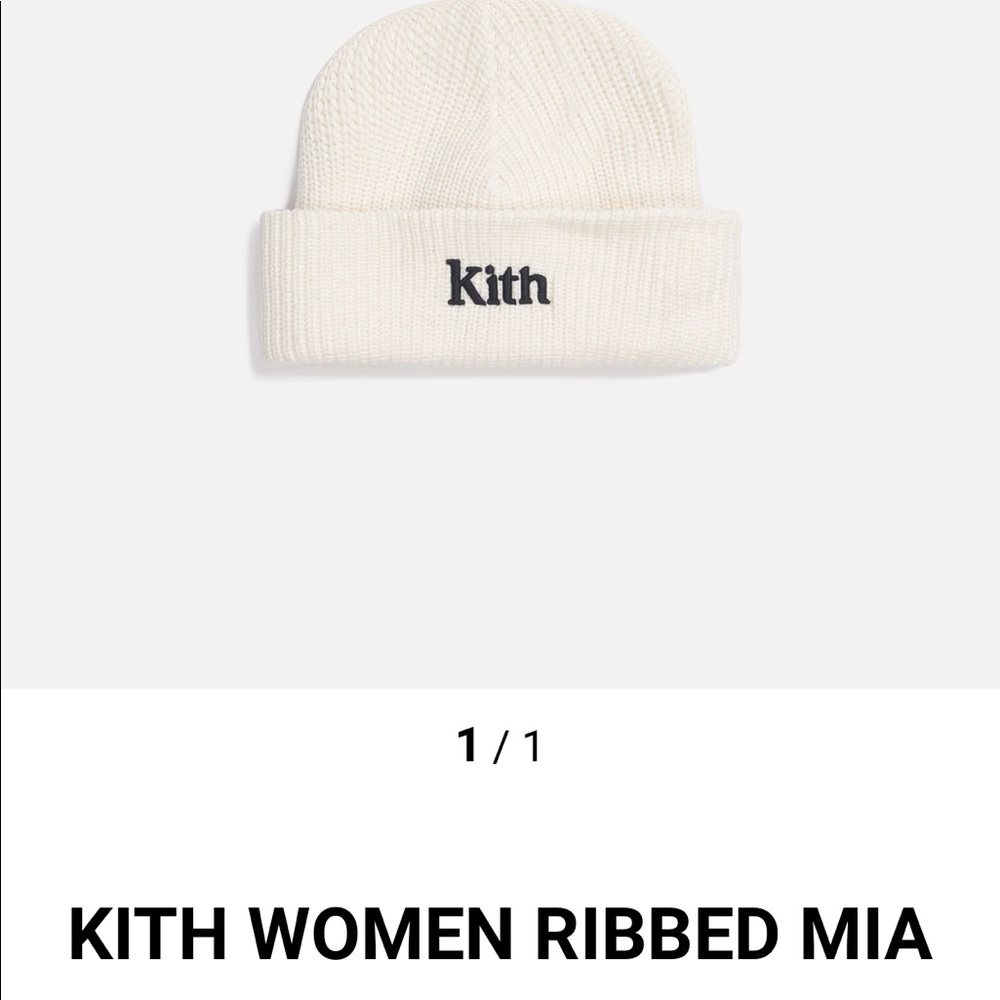 ISO this kith beanie in color tofu